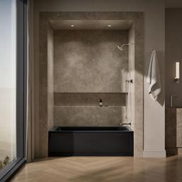 Archer 66'' x 32'' alcove bath, right drain - image 4