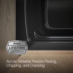 Archer 66'' x 32'' alcove bath, right drain - image 10