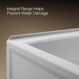 Archer 66'' x 32'' alcove bath, right drain - image 9