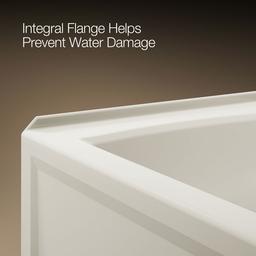 Archer 66'' x 32'' alcove bath, right drain - image 9