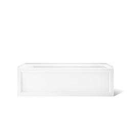 Archer 66'' x 32'' alcove bath with Bask heated surface, right drain - image 12