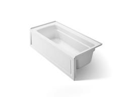 Archer 66'' x 32'' alcove bath with Bask heated surface, right drain - image 1