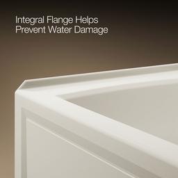 Archer 66'' x 32'' alcove bath with Bask heated surface, right drain - image 9