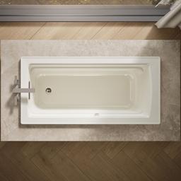 Archer 66'' x 32'' drop-in bath with Bask heated surface - image 8