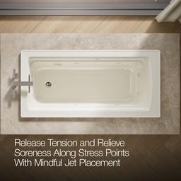 Archer 66'' x 32'' drop-in whirlpool - image 6