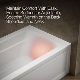 Archer 66'' x 32'' alcove Heated BubbleMassageE air bath with Bask heated surface, left drain - image 8