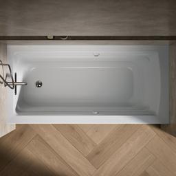 Archer 66'' x 32'' alcove Heated BubbleMassageE air bath with Bask heated surface, left drain - image 6