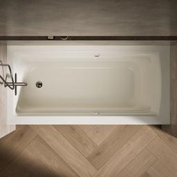 Archer 66'' x 32'' alcove Heated BubbleMassageE air bath with Bask heated surface, left drain - image 6