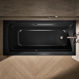 Archer 66'' x 32'' alcove Heated BubbleMassageE air bath with Bask heated surface, right drain - image 6