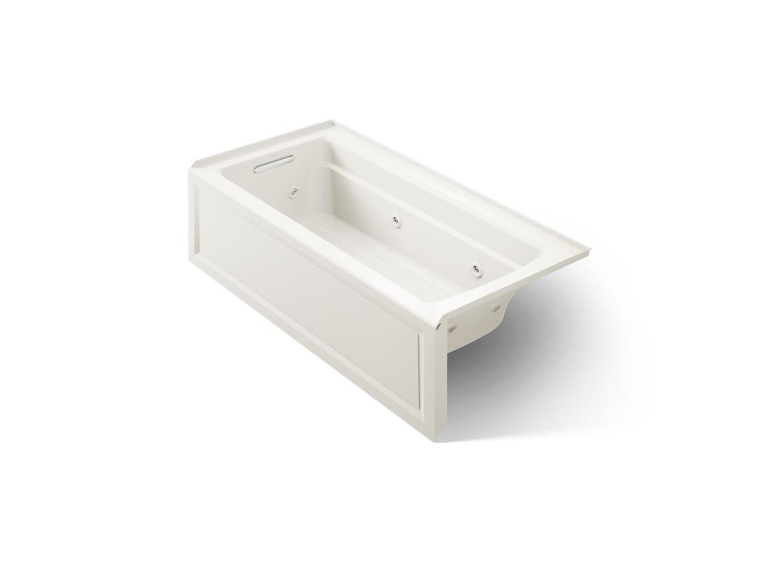 Archer 66'' x 32'' integral apron whirlpool with integral flange and left-hand drain by Kohler