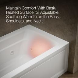 Archer 66'' x 32'' alcove whirlpool bath with Bask heated surface, left drain - image 7