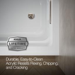 Archer 66'' x 32'' alcove whirlpool, right drain - image 7