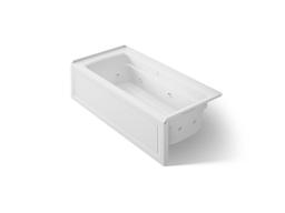 Archer 66'' x 32'' alcove Heated BubbleMassageE air bath and whirlpool, right drain - image 1