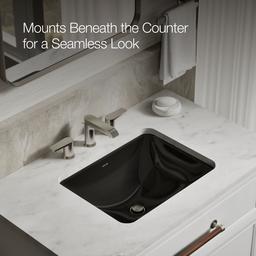 Caxton 20-1/2'' rectangular undermount bathroom sink - image 5