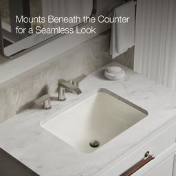 Caxton 20-1/2'' rectangular undermount bathroom sink - image 5