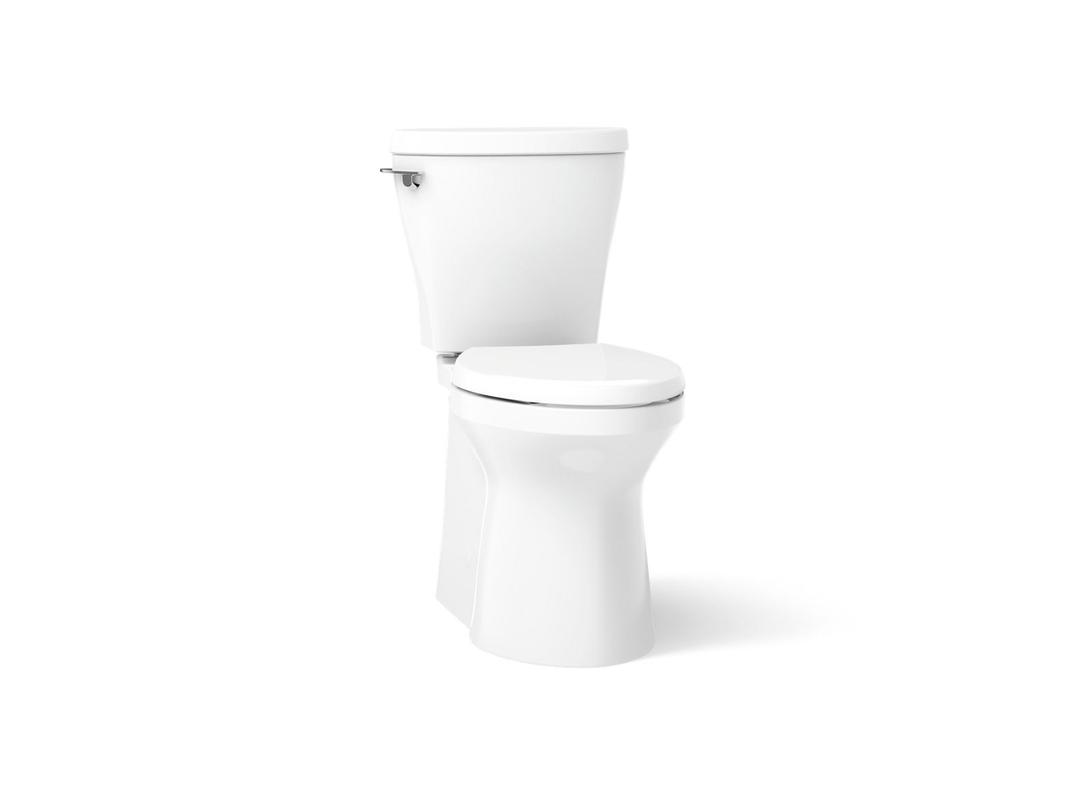 Betello Two-piece elongated toilet with skirted trapway, 1.28 gpf by Kohler