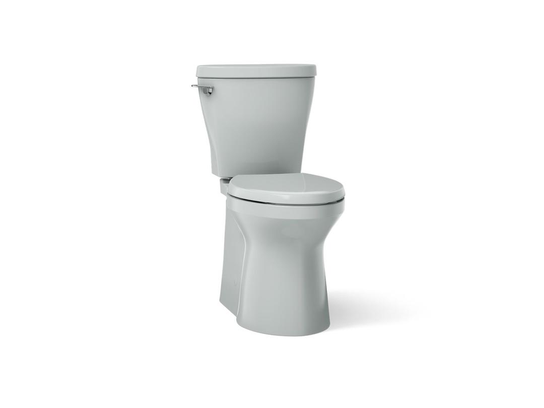 Betello ContinuousClean XT two-piece elongated toilet with skirted trapway, 1.28 gpf by Kohler