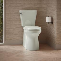 Betello Two-piece elongated toilet with skirted trapway, 1.28 gpf - image 2