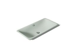 Iron Plains 30'' rectangular drop-in / undermount / vessel bathroom sink - Aspen Exterior With Aspen Interior - image 1