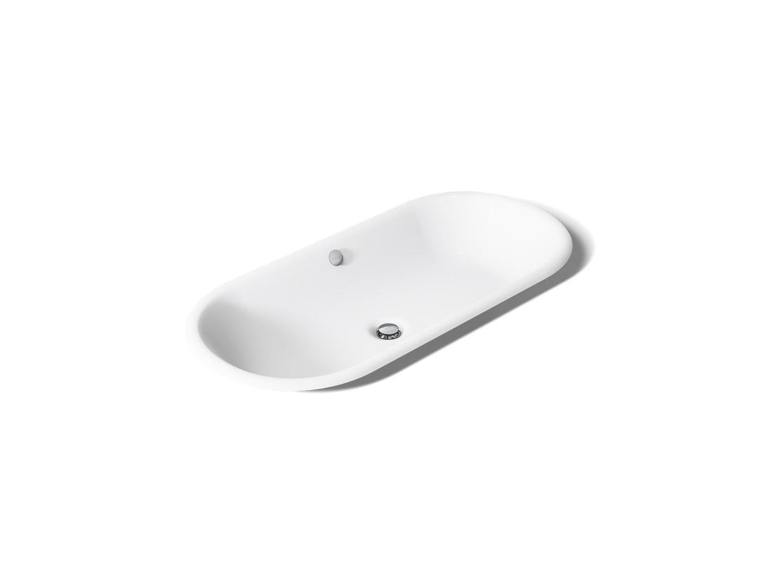 Kohler Iron Plains 33'' Oval Drop-in/undermount/vessel Bathroom Sink with Iron Black Painted... by Kohler