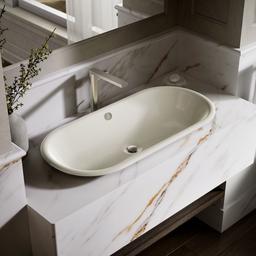 Kohler Iron Plains 33'' Oval Drop-in/undermount/vessel Bathroom Sink with Iron Black Painted... - image 2