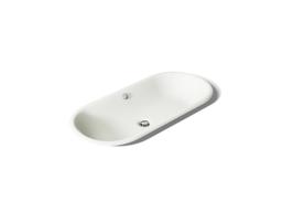 Kohler Iron Plains 33'' Oval Drop-in/undermount/vessel Bathroom Sink with Iron Black Painted... - image 1