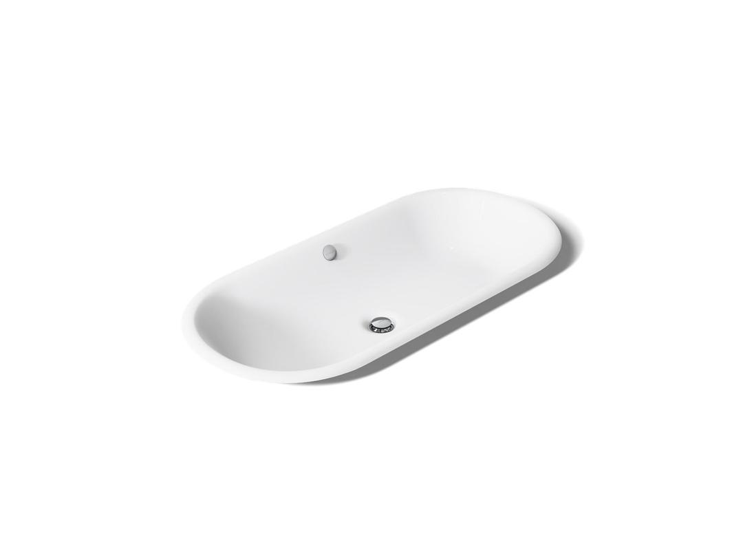 Kohler Iron Plains 33'' Oval Drop-in/undermount/vessel Bathroom Sink with White Painted Underside... by Kohler