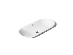Kohler Iron Plains 33'' Oval Drop-in/undermount/vessel Bathroom Sink with White Painted Underside... - image 1