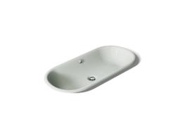 Kohler Iron Plains 33'' Oval Drop-in/undermount/vessel Bathroom Sink with White Painted Underside... - image 1