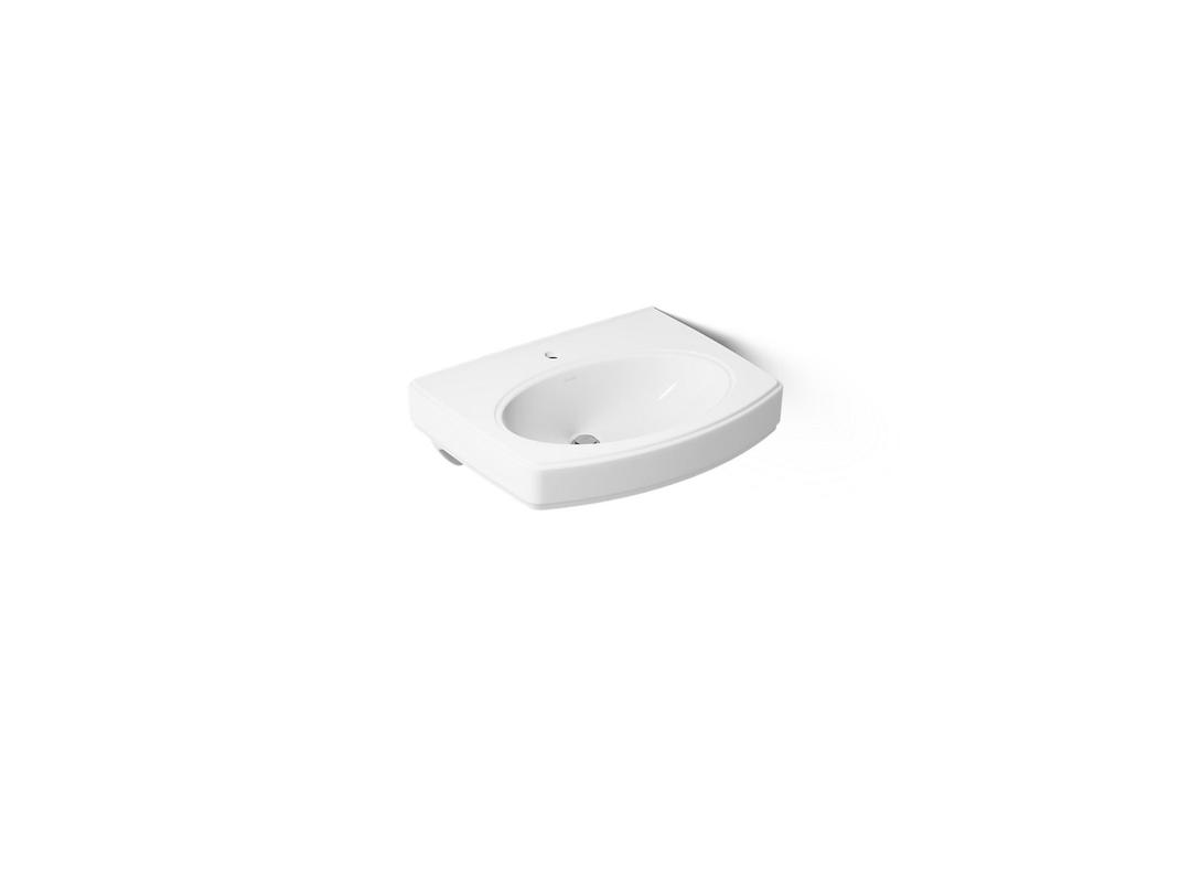 Kohler Pinoir 22'' Oval Wall-mount Bathroom Sink - White by Kohler