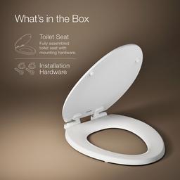 Ridgewood Quiet-CloseE elongated toilet seat - image 6
