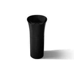 VeilE 16'' pedestal bathroom sink, no overflow - image 12