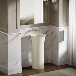 VeilE 12-1/4'' pedestal bathroom sink - image 4