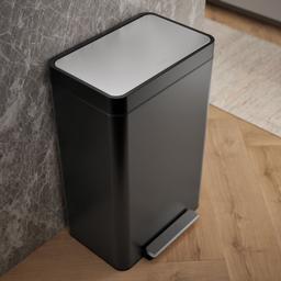 13-gallon stainless steel step trash can - image 7