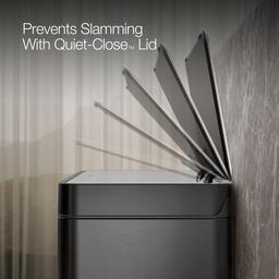 13-gallon stainless steel step trash can - image 6