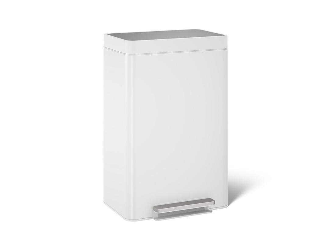 13-gallon stainless steel step trash can by Kohler