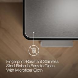 13-gallon stainless steel step trash can - image 8