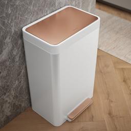 13-gallon stainless steel step trash can - image 7