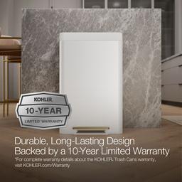 13-gallon stainless steel step trash can - image 12