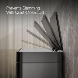 8-gallon loft stainless steel step trash can - image 5