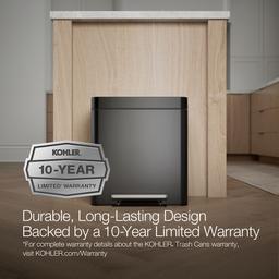 8-gallon stainless steel step trash can - image 12