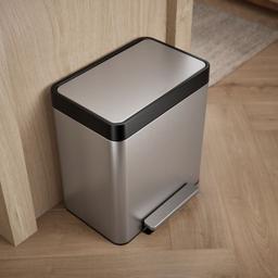 8-gallon stainless steel step trash can - image 7