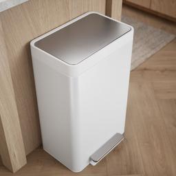 Dual-compartment step trash can - image 7