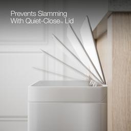 Dual-compartment step trash can - image 6