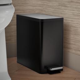 2.5-gallon slim step trash can - image 2