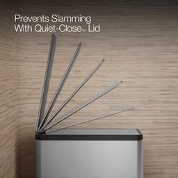 2.5-gallon slim step trash can - image 6