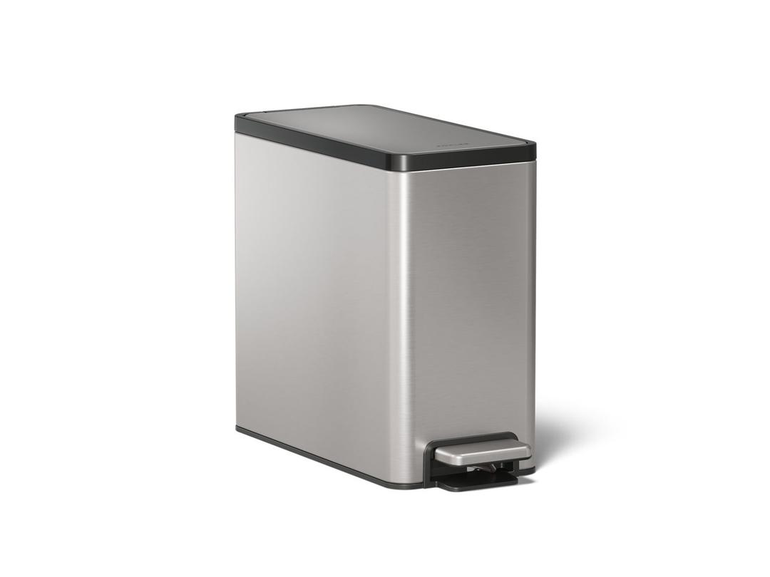 2.5-gallon slim step trash can by Kohler