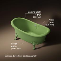 ArtifactsE 66-1/8'' x 32-1/2'' freestanding bath - image 3