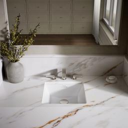 Brazn 16-1/4'' square undermount bathroom sink - image 9