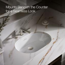 Brazn 24-1/4'' oval undermount bathroom sink - image 5